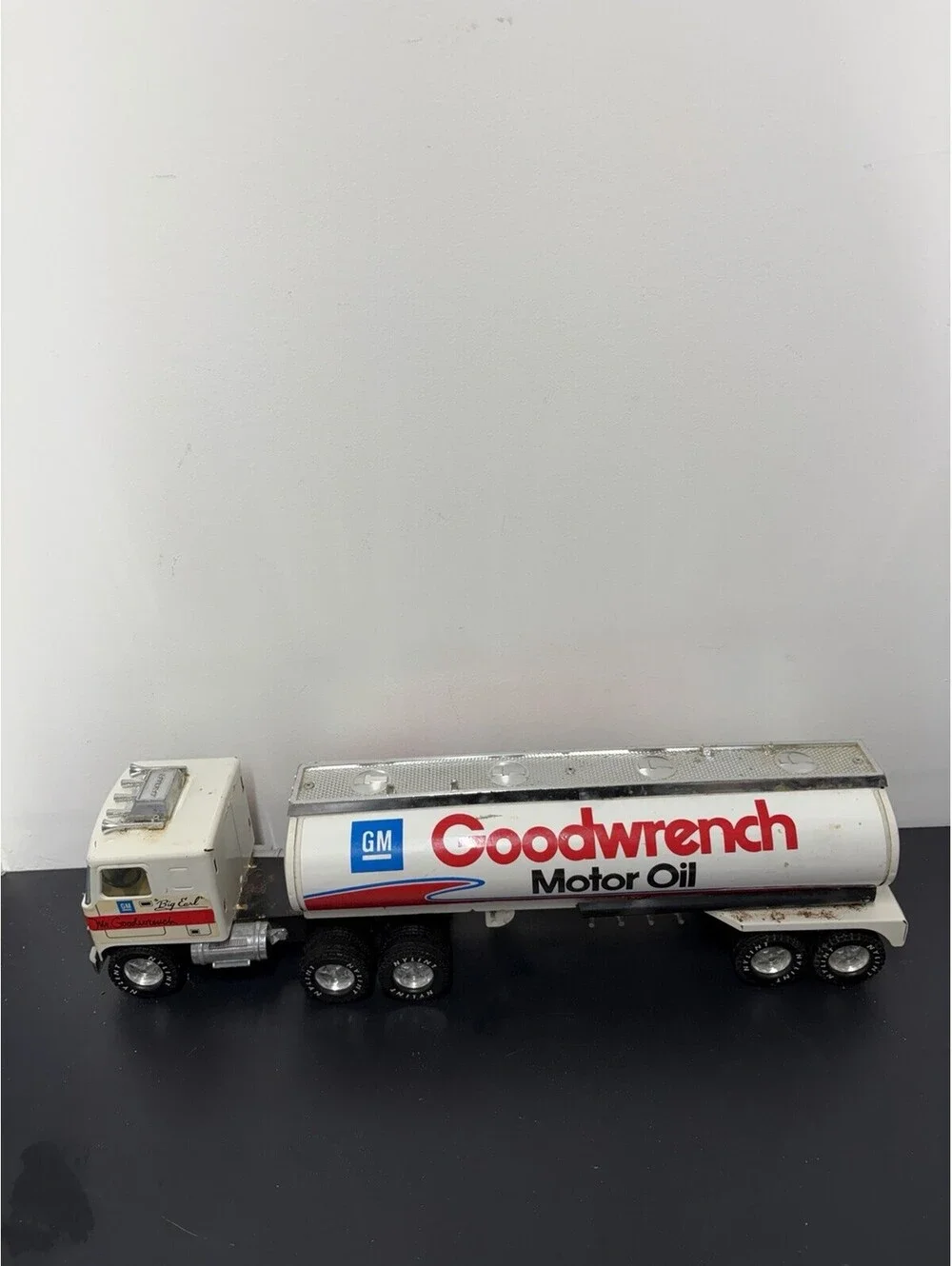 Vtg Nylint Big Earl GM Goodwrench Motor Oil Tanker Truck Pressed Steel
